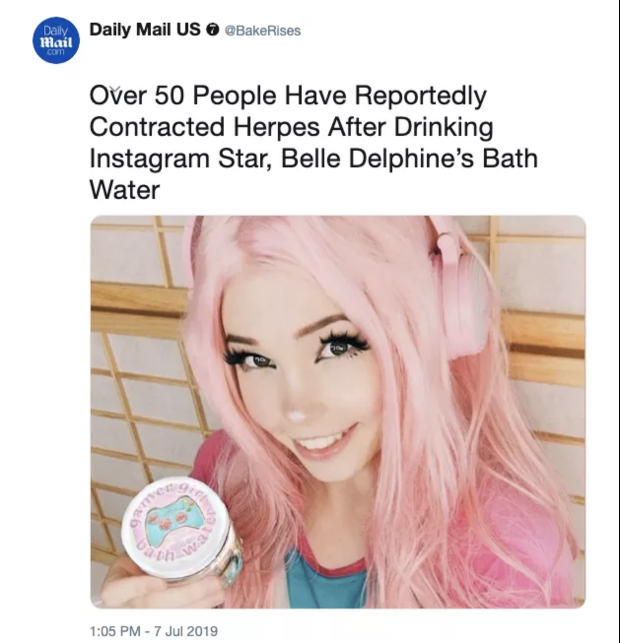 agha ziaullah recommends belle delphine spread pic