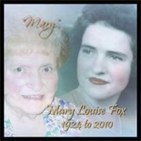 bruce russell recommends Mary Louise Fox