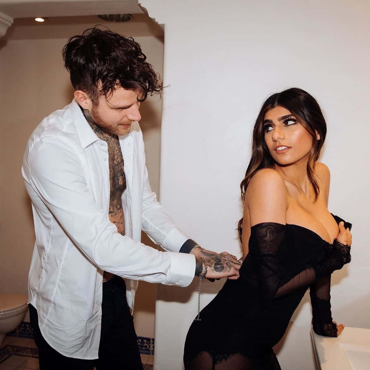 connell miller recommends mia khalifa bathroom pic