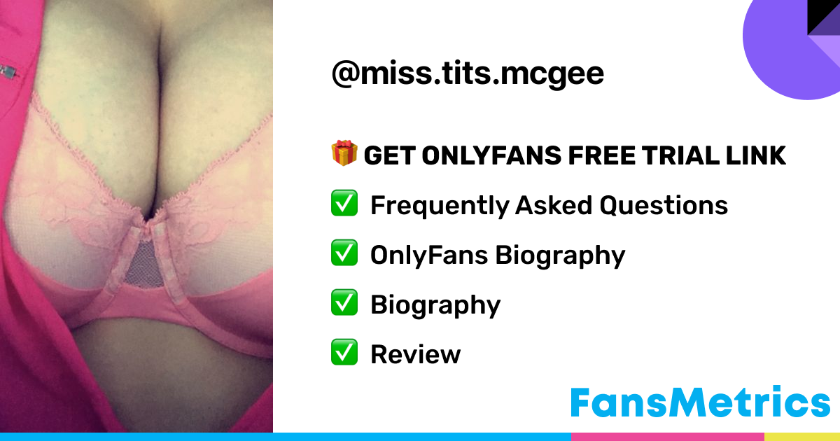 anita mastin recommends tits mcgee onlyfans pic