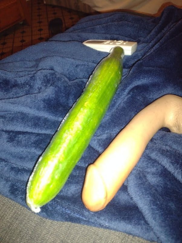 alana williamson recommends cucumber masturbator pic