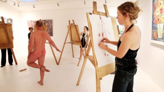 Naked Art Class Video oeujg jqzo