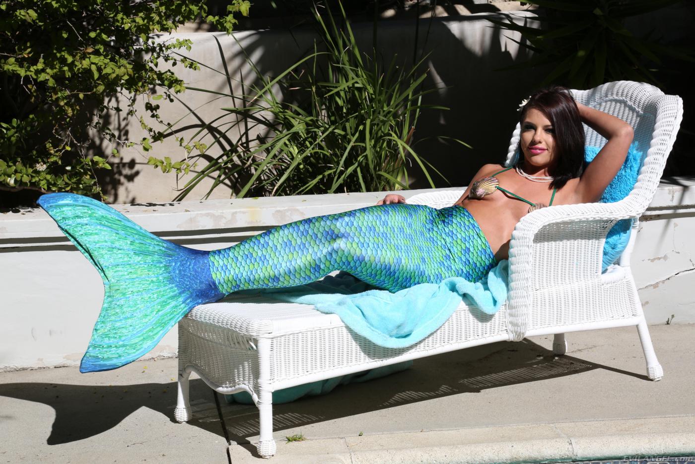 chris delmar add adriana chechik mermaid photo