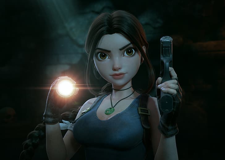 3d animation lara croft