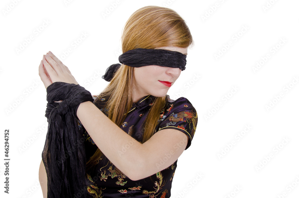 bob inskeep recommends Tied Up Blindfold