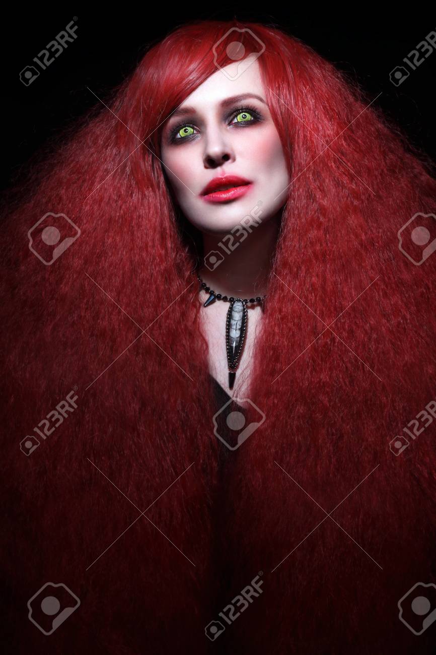 connor bowers add photo red haired goth