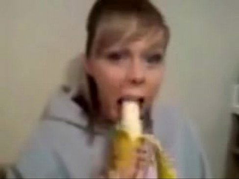 deep throating banana