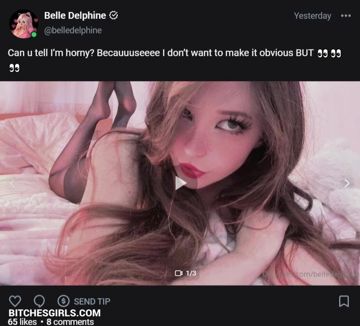 carlo sabino recommends belle delphine keaks pic