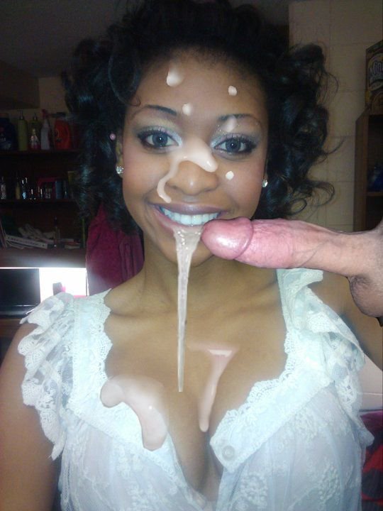 Best of Ebony cumface