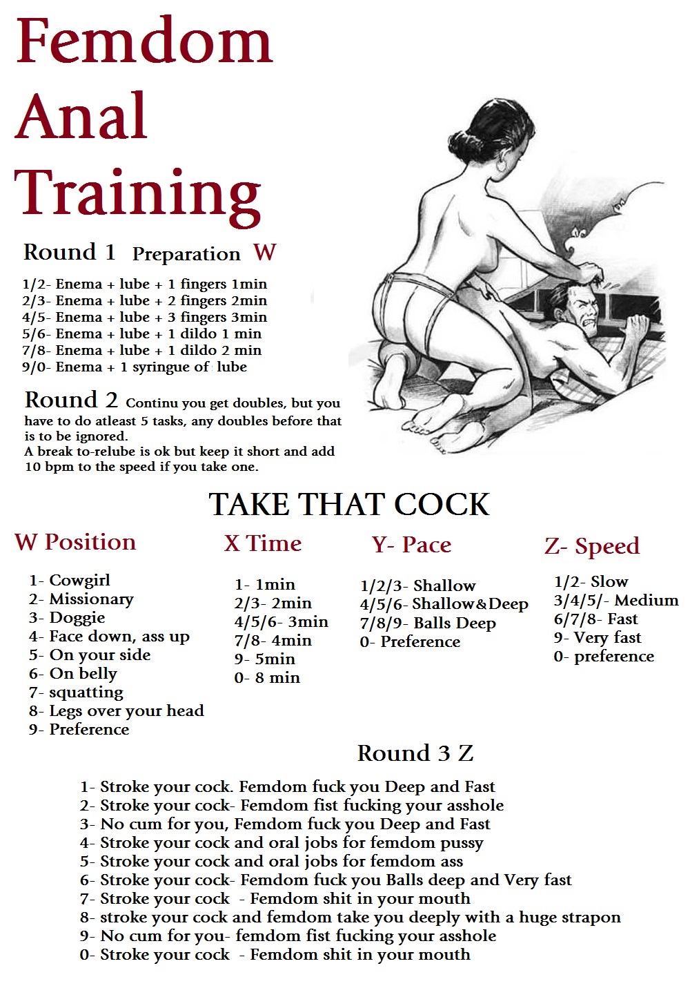 anal training femdom