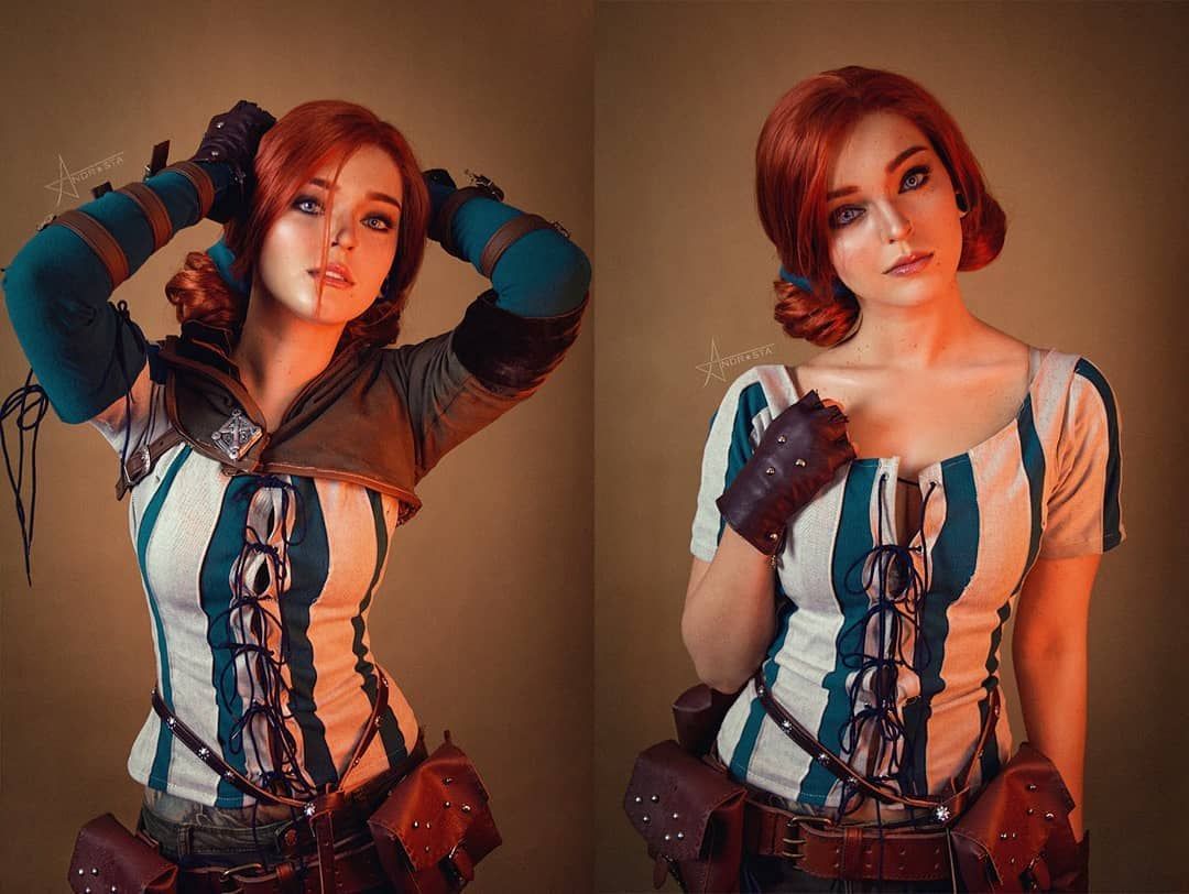 Triss Merigold Cosplay panties sexy