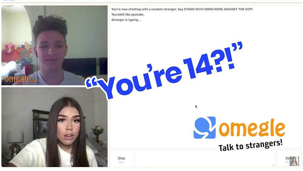 youngest omegle