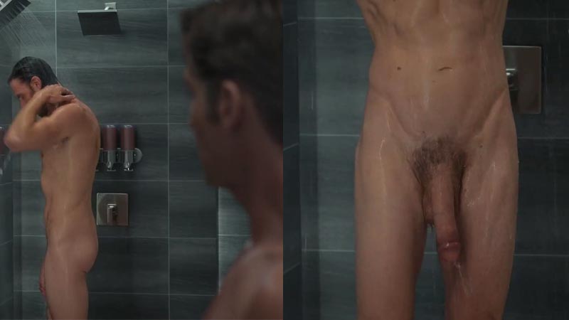 naked shower scene