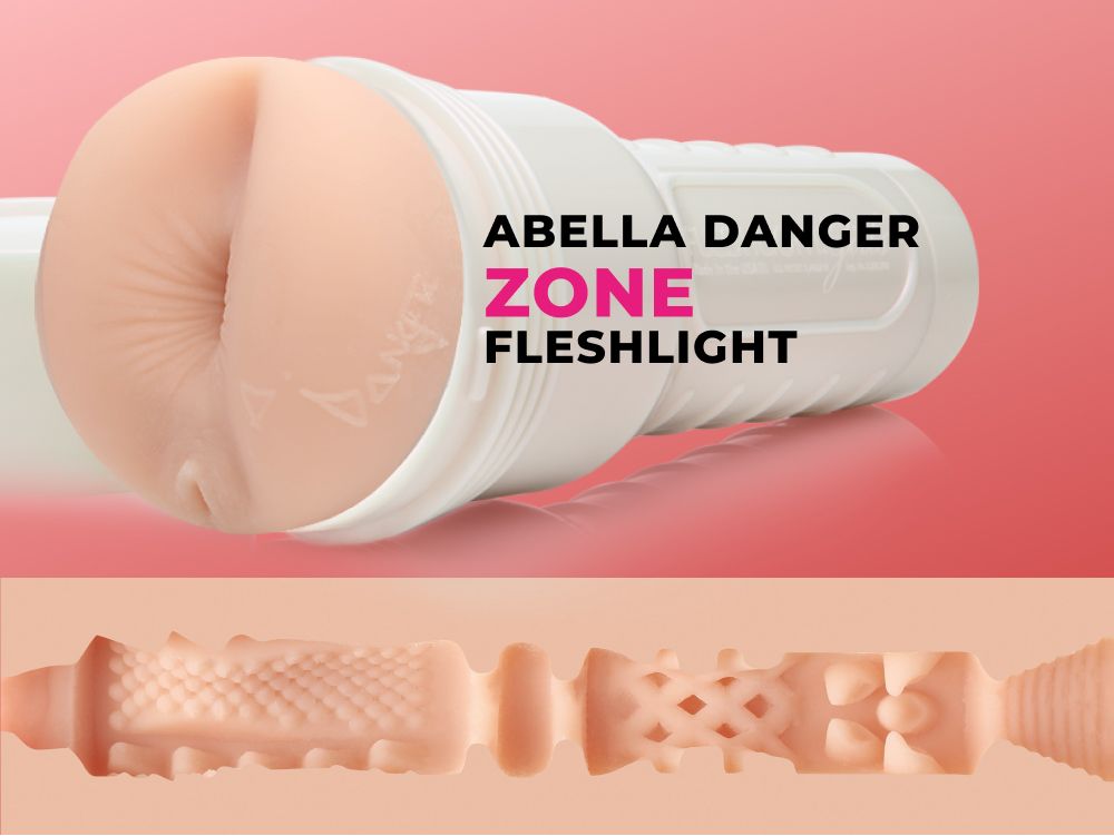 Anal Fleshlight bondage fuck