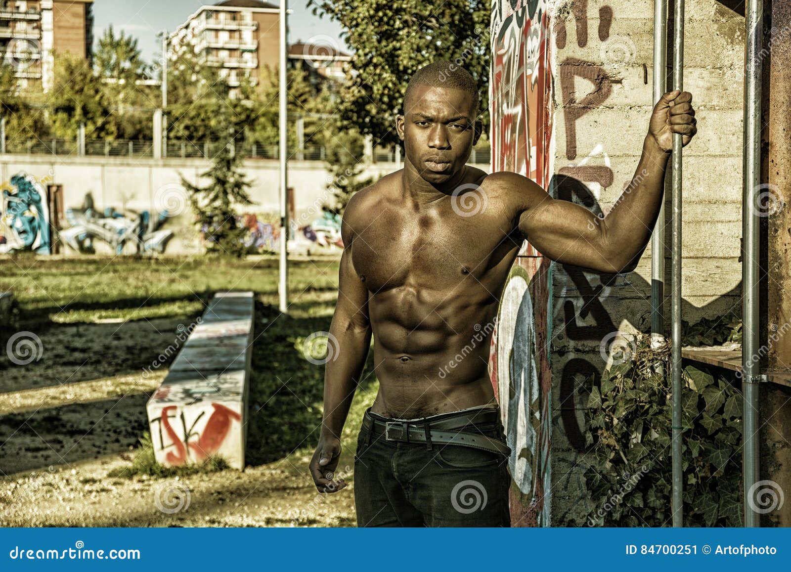 arthur vitug add buff black guy photo