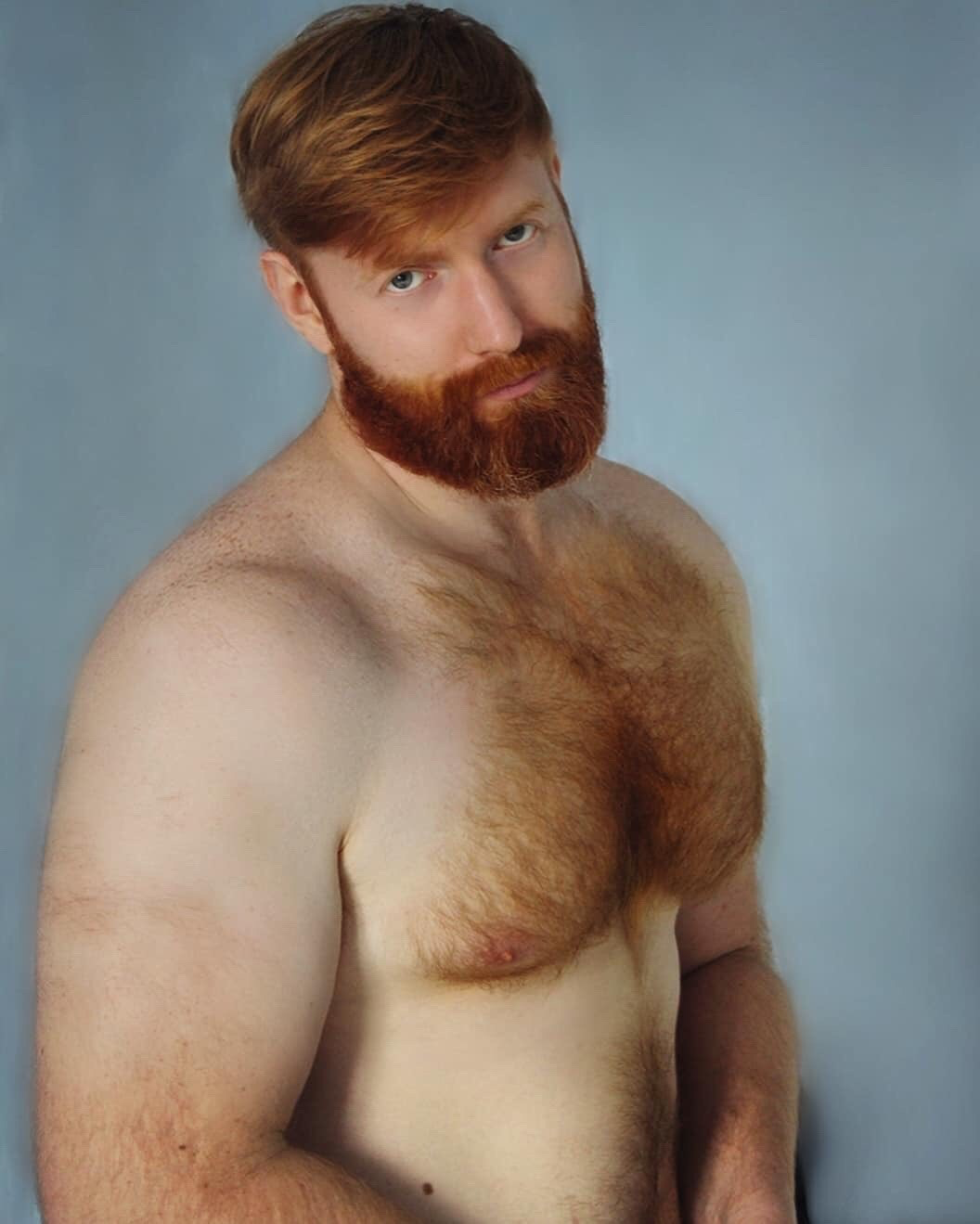 naked guys with beards