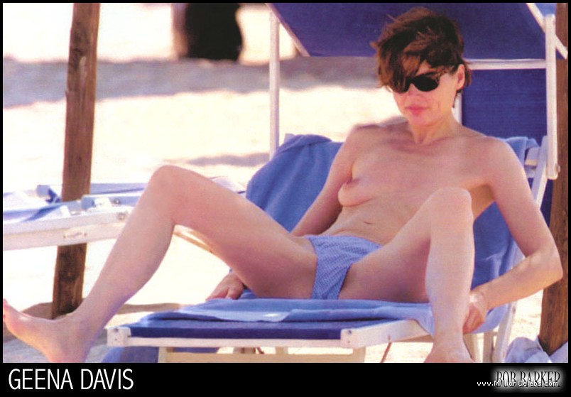 geena davis nude pics