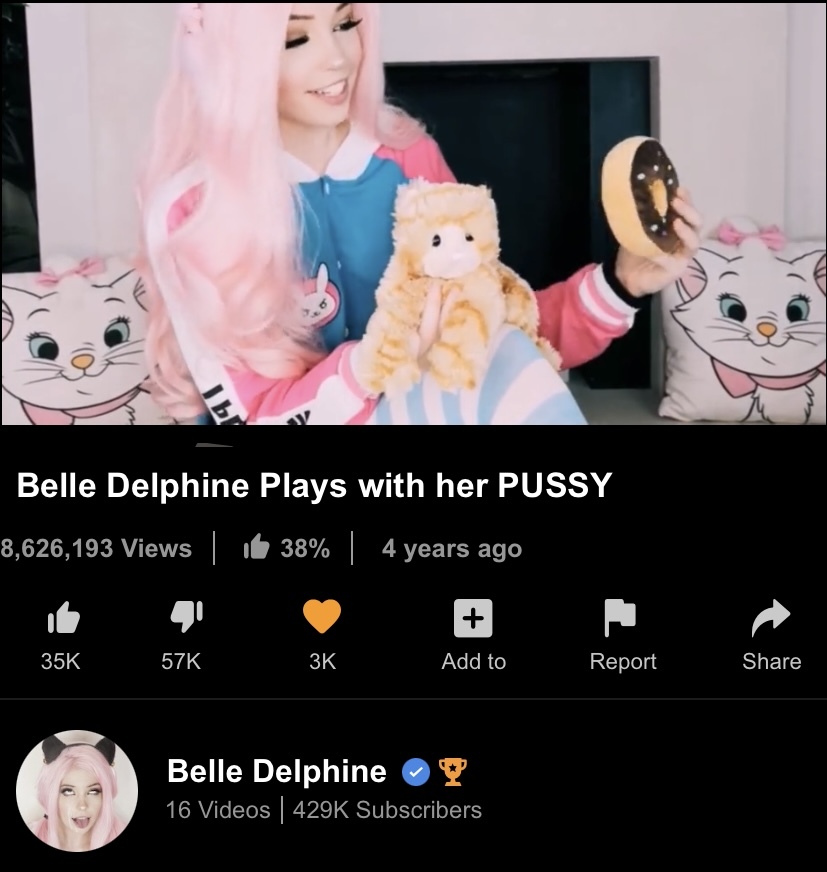 carmen morcillo recommends belle delphine pussy pic