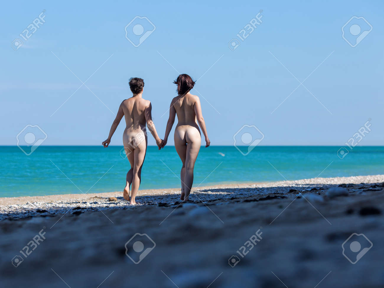 crystal calma recommends nude couple walk pic