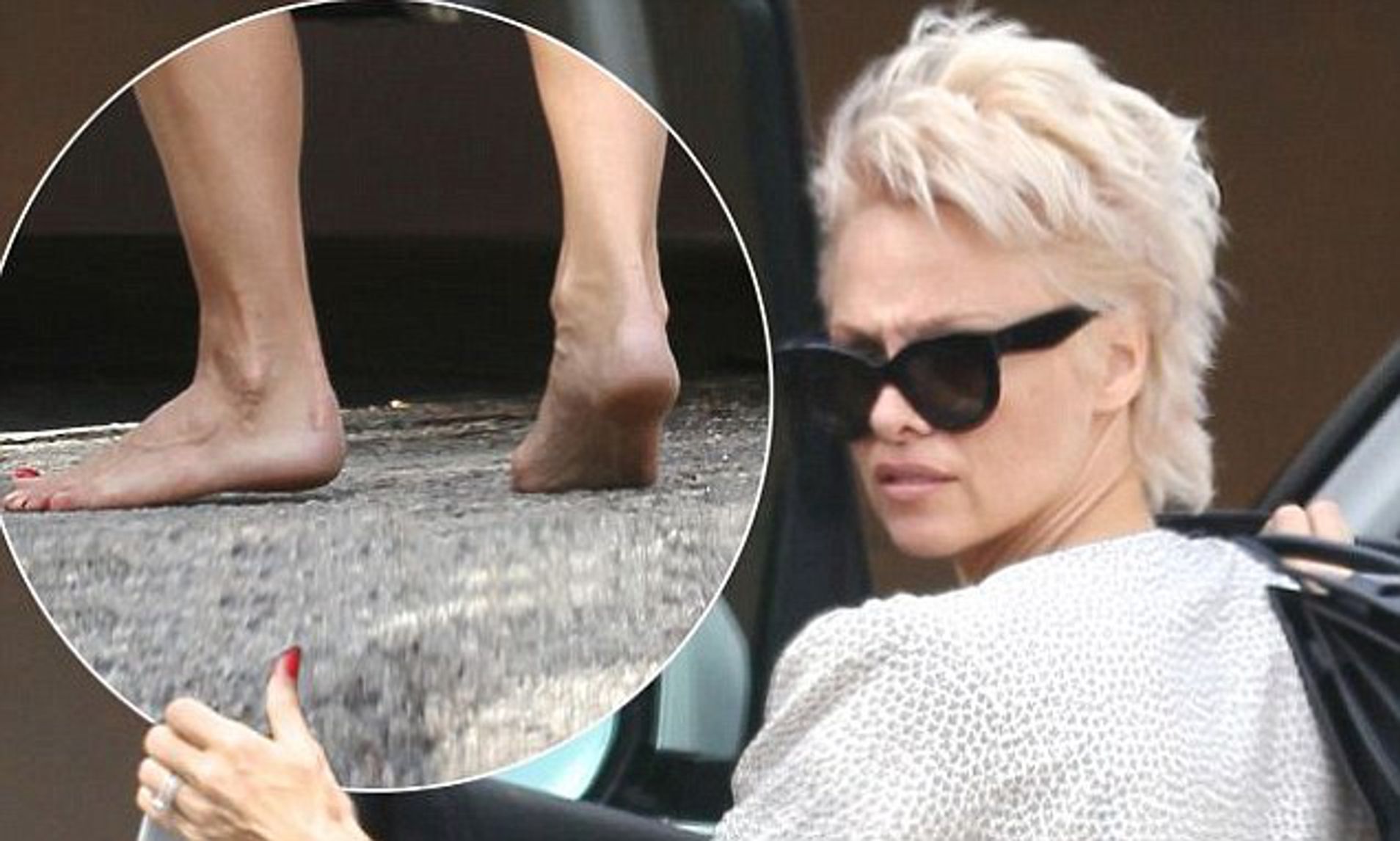 adam hlousek recommends pam anderson feet pic