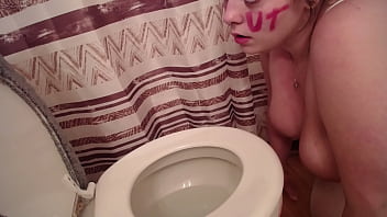 andrea mia recommends toilet licking porn pic