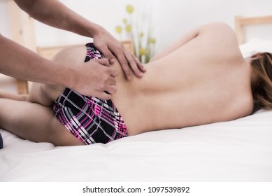 reluctant massage porn