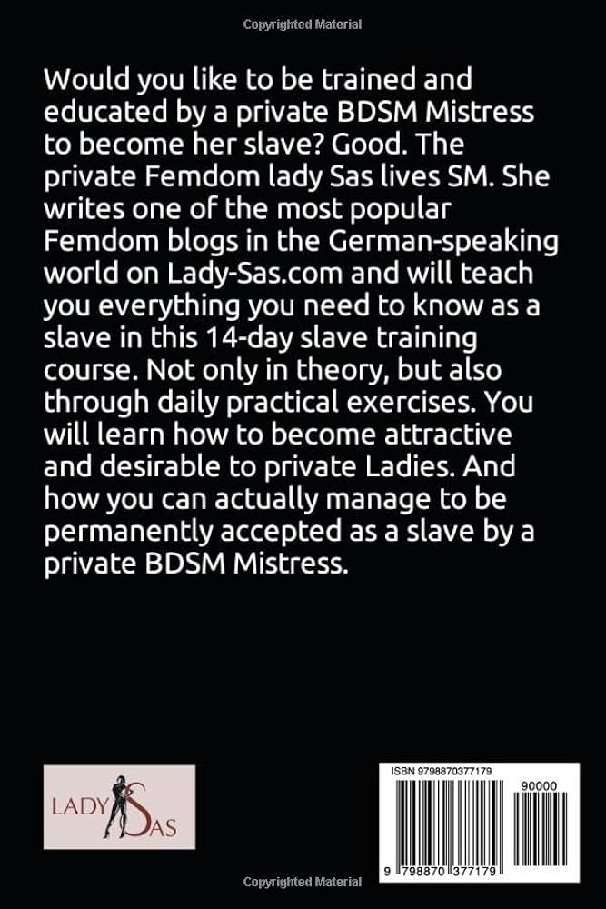 donovan allen recommends Mistress And Slave Training