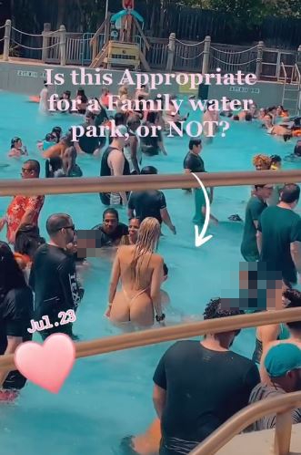 Nude At Waterpark karter handjob