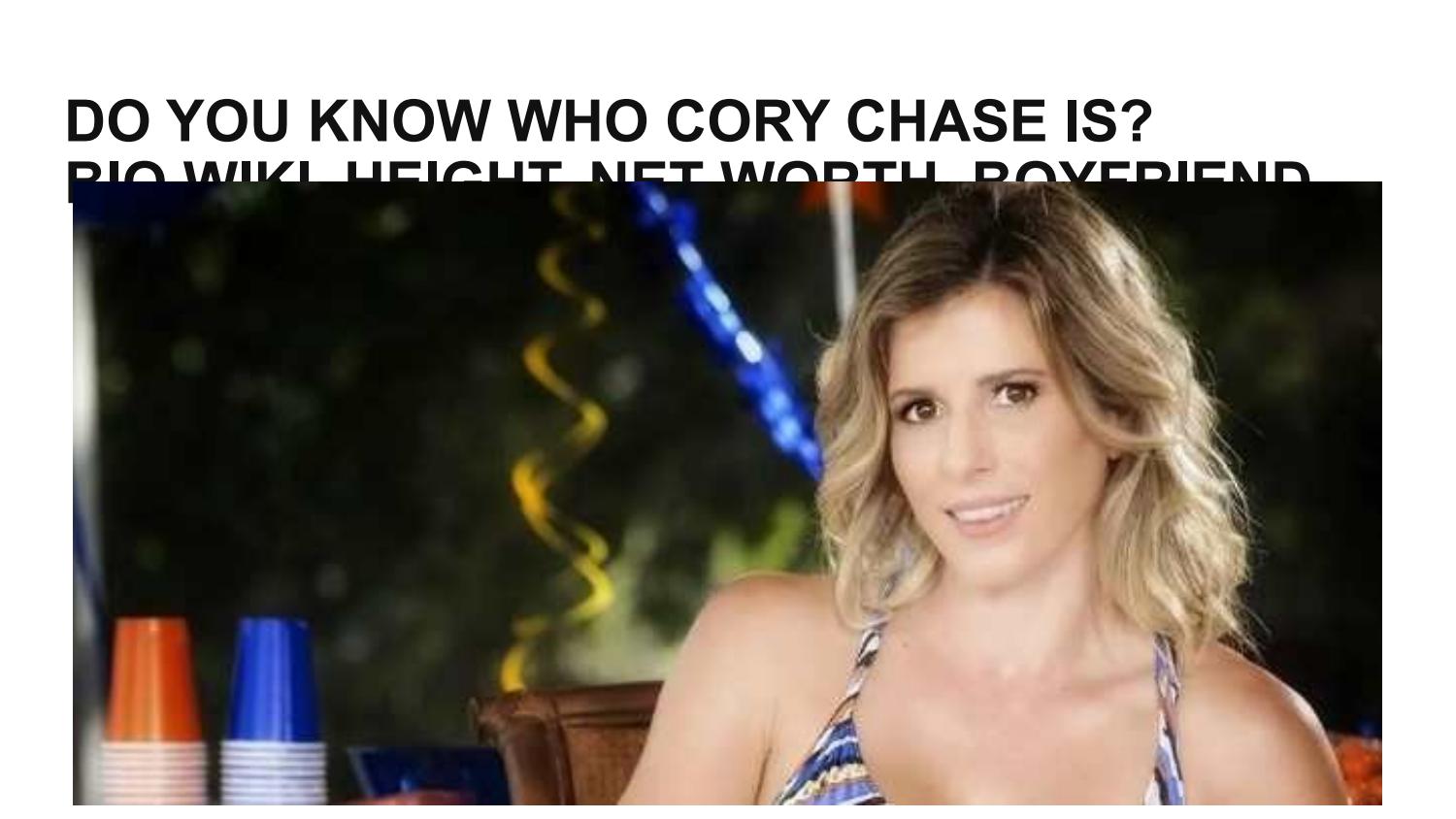 cory chase real name