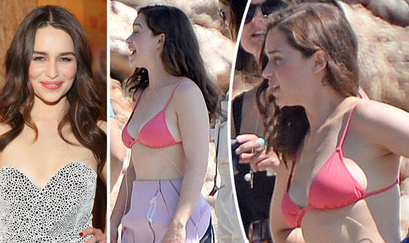 aseer samuel recommends emilia clarke swimsuit pic