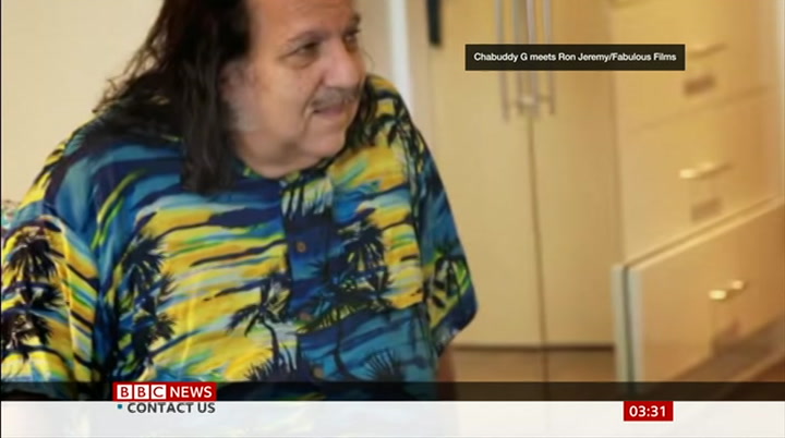 christine finck share ron jeremy bbc photos