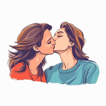 big boobs lesbian kiss