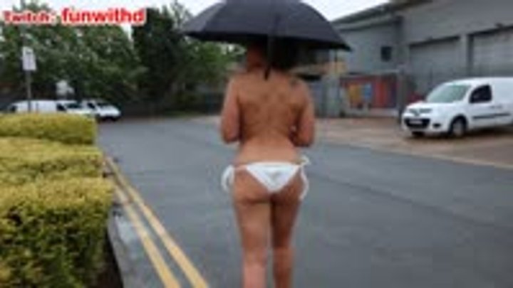 milf in the rain