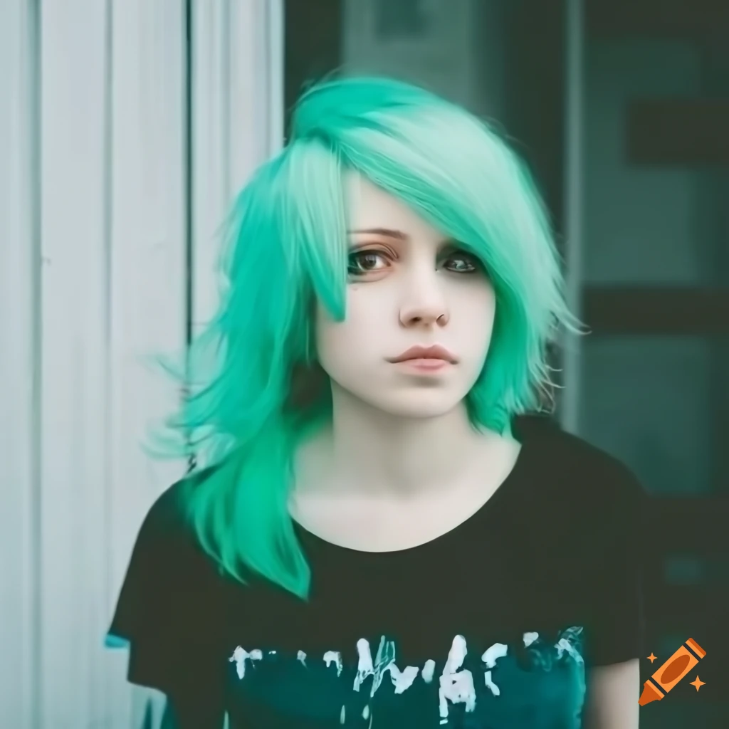 chris meints recommends green haired emo pic