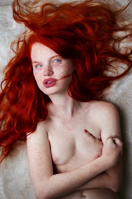 christine redfern add freckled women nude photo