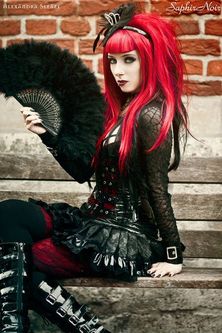 christian pollard recommends red haired goth pic