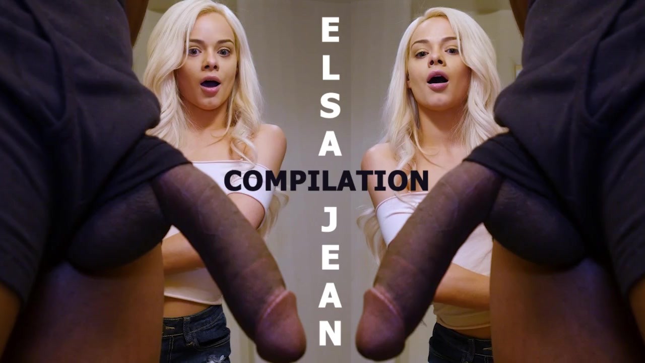 elsa jean cumshot compilation