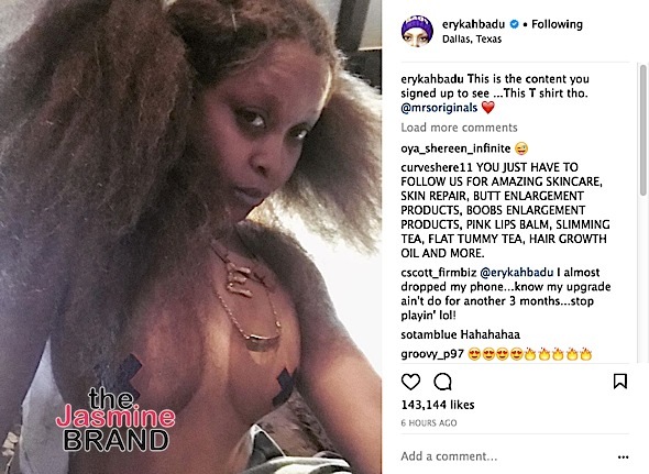 antoinette christofano recommends Erykah Badu Naked Pics