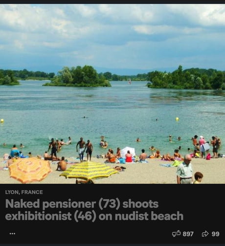 Exhibitionists At The Beach grandpa threesome