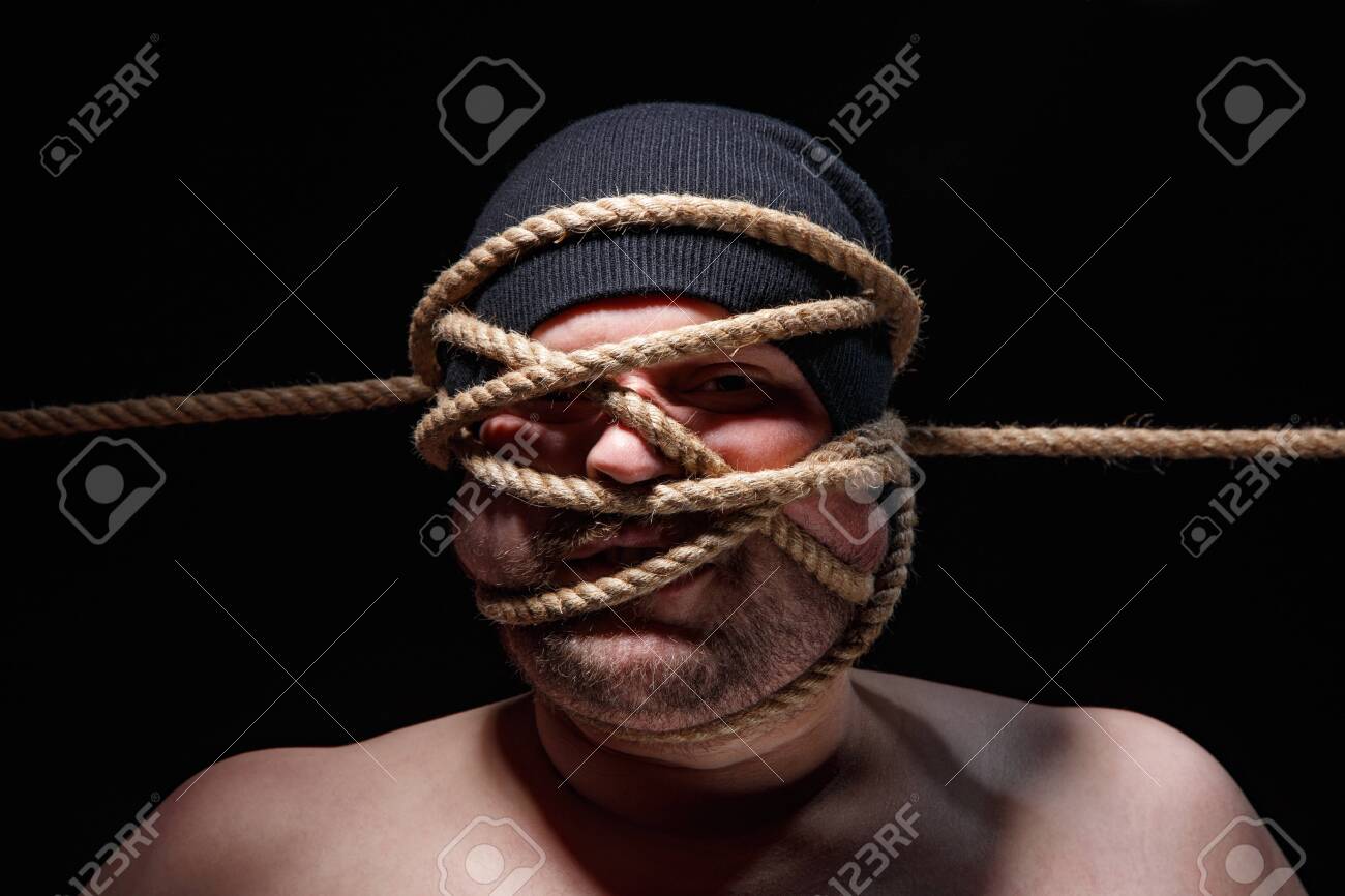 Best of Fat guy tied up