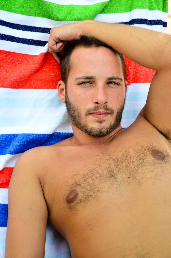 hairy guys on the beach