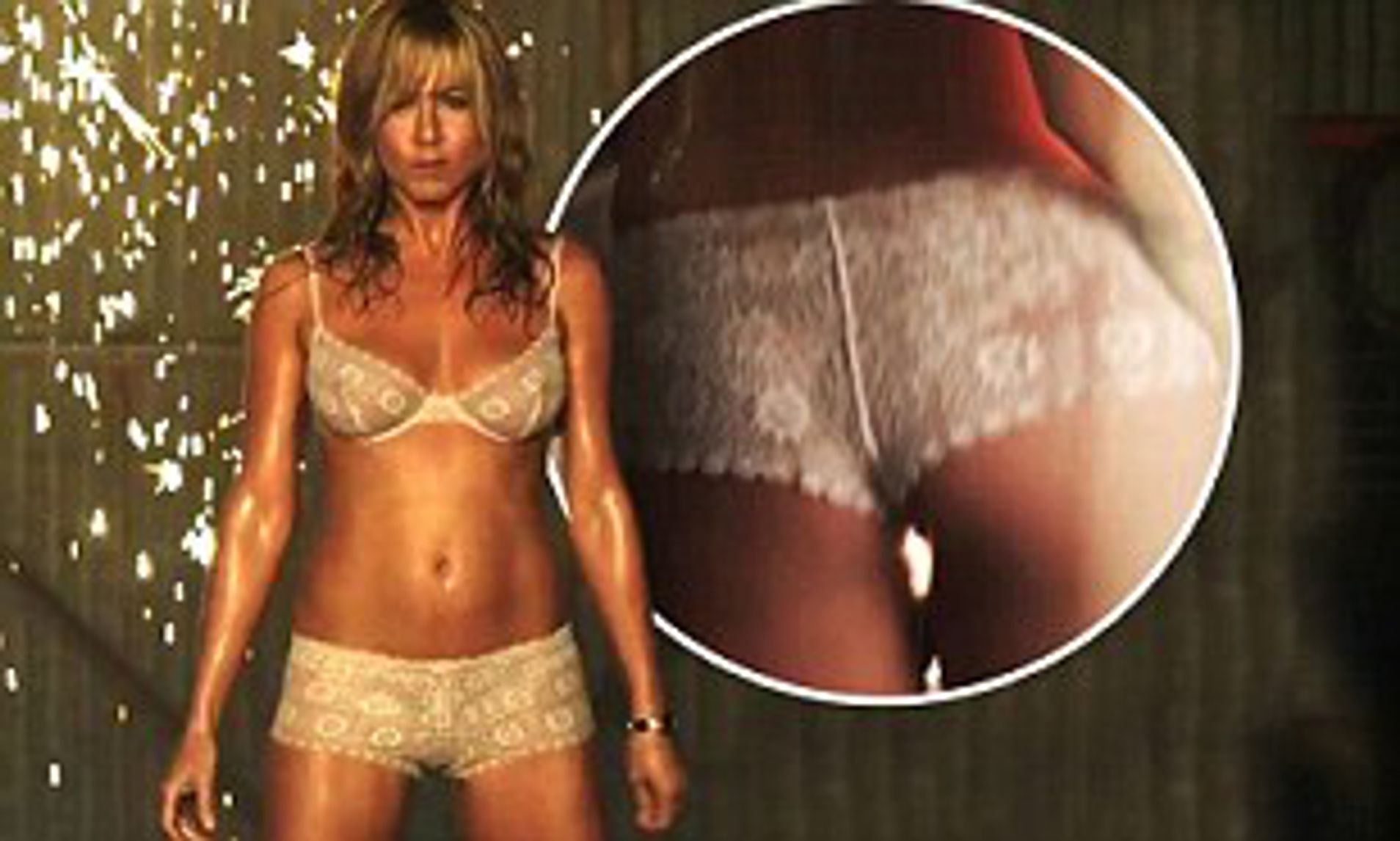 bryan beno share jennifer aniston in lingerie photos