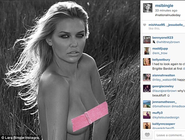 barbara hanak add lara bingle nude photo