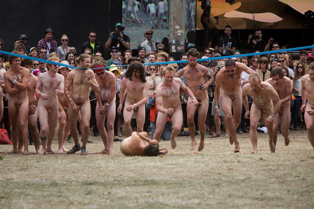 music festival nude