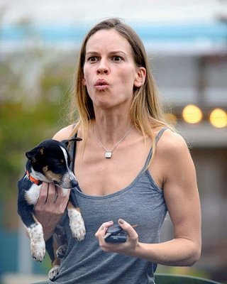 darlene ferraro recommends naked hilary swank pic