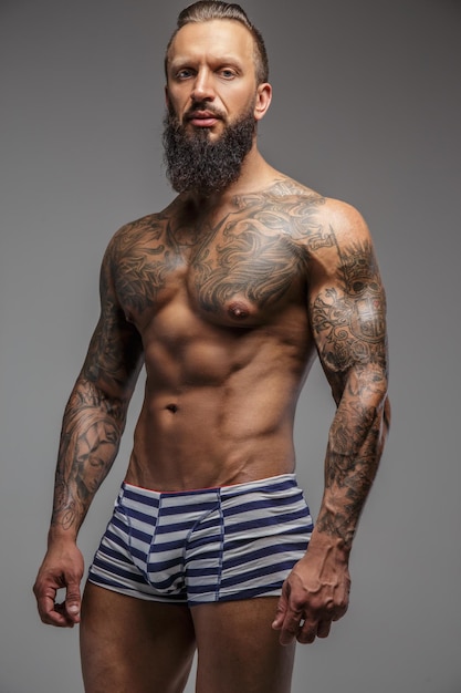 naked tattooed men