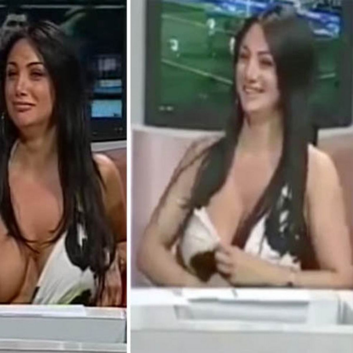 bachan kumar recommends News Anchor Nip Slip