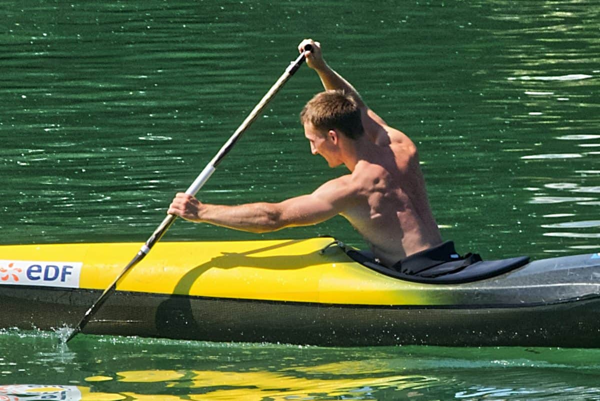 nude kayaking