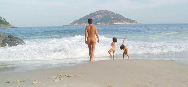 nude people on a beach