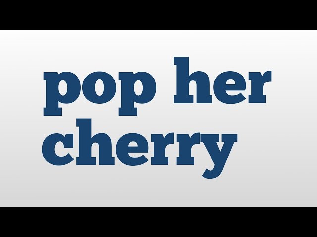 christoph rock recommends popping her cherry pic